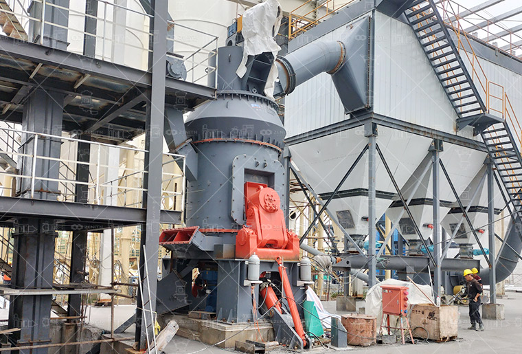 LM Vertical Mill installed in a modern brick manufacturing plant processing coal gangue.